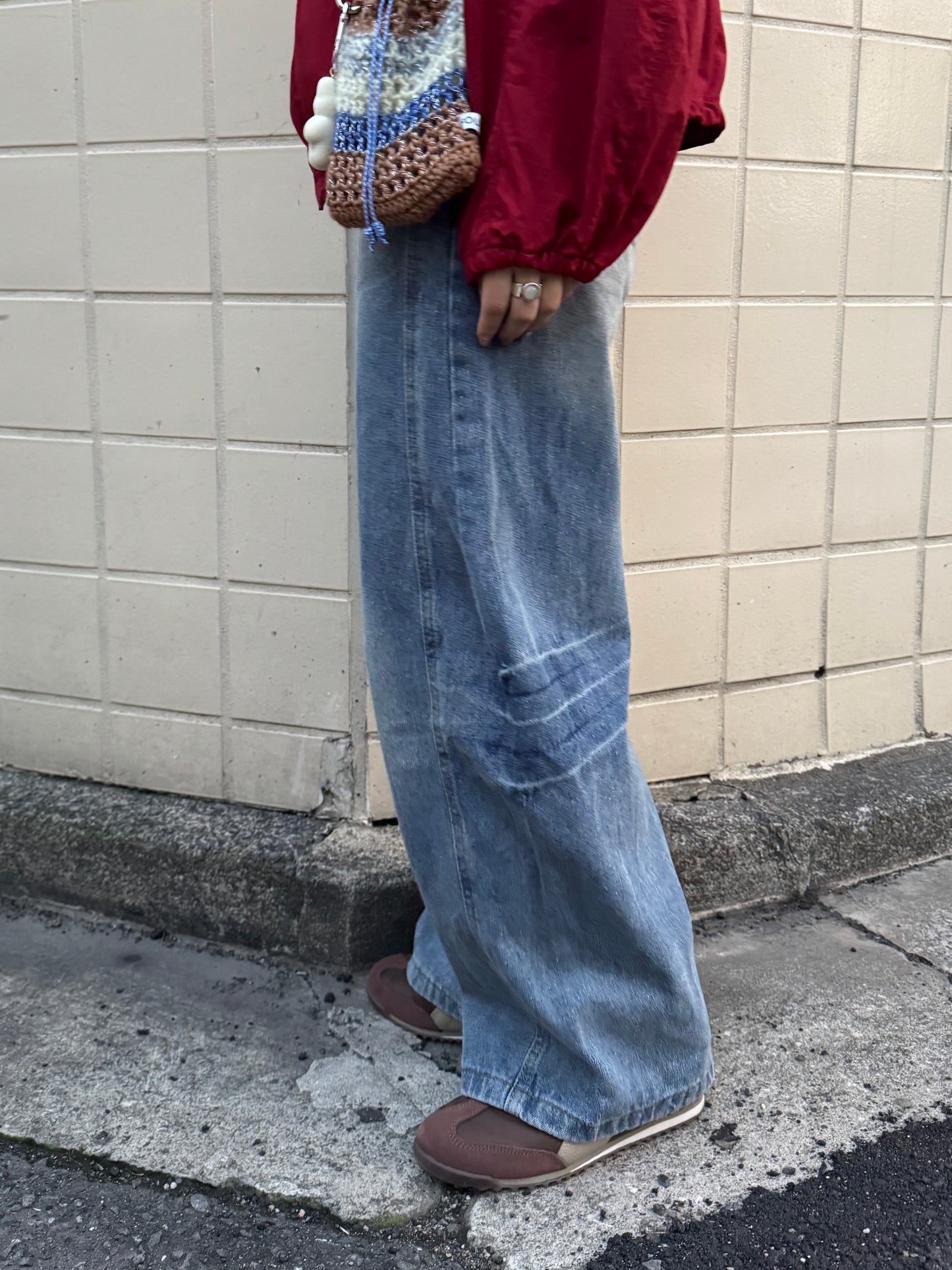 ワイドデニムパンツ DPB78198