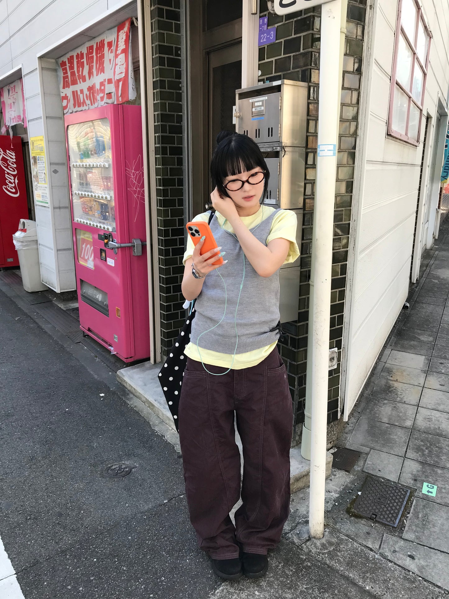 リブニットキャミトップ DPB85535
