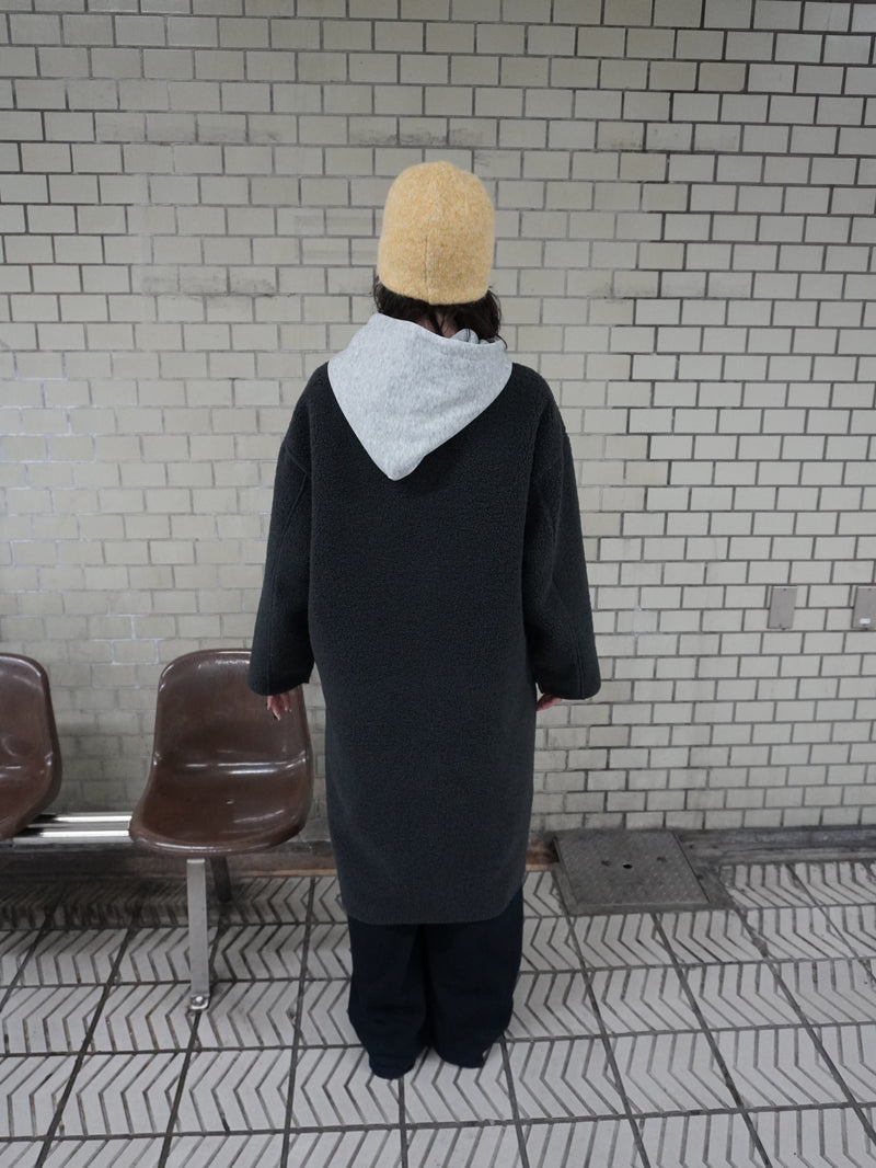 チェック&ボアリバーシブルロングコート DPB85419 – CRAMMY