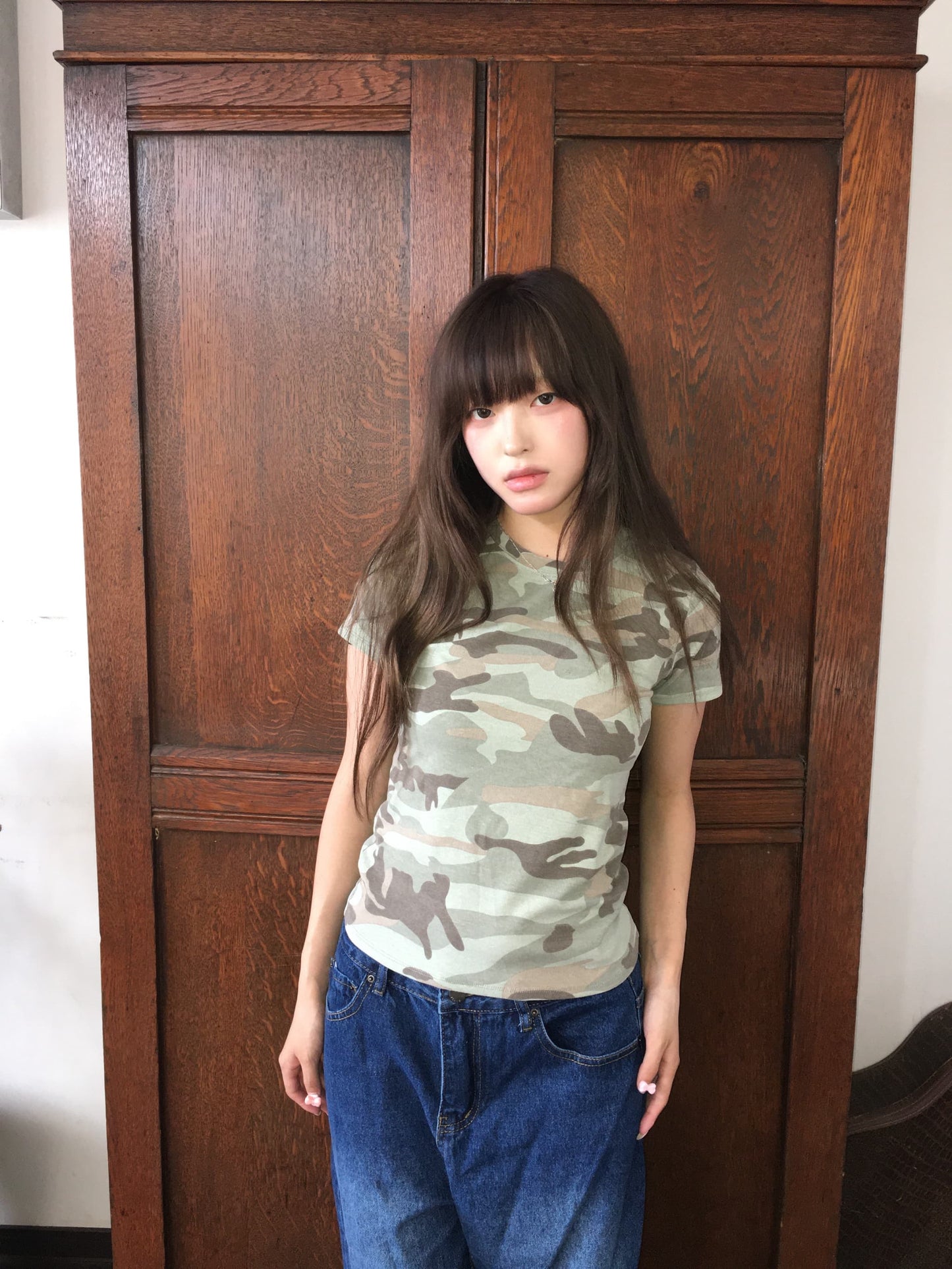 カモフラフィットTシャツ DPC09089