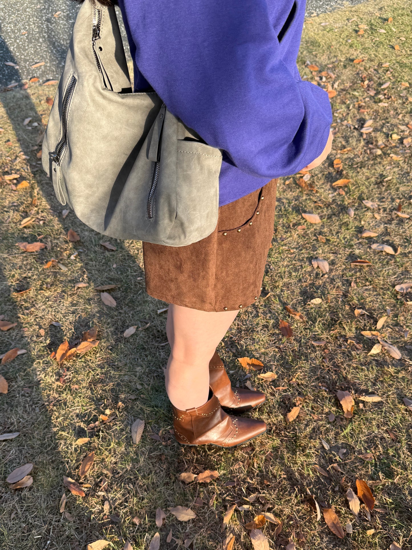 スエードショルダーバッグ DPC01019