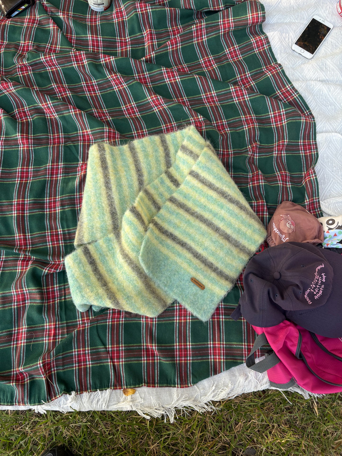 ボーダーカラーマフラー DPB97005