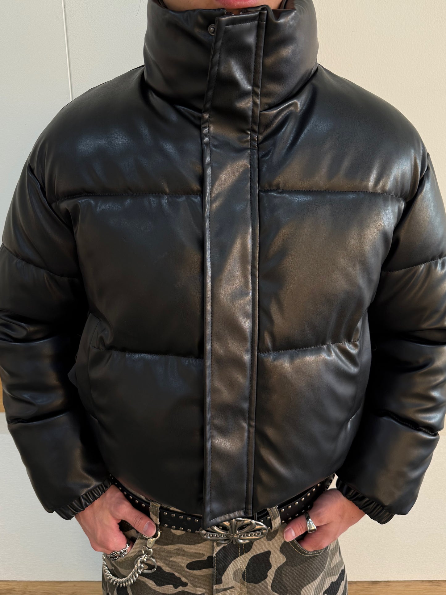 レザーライクパデットジャケット DPB90158