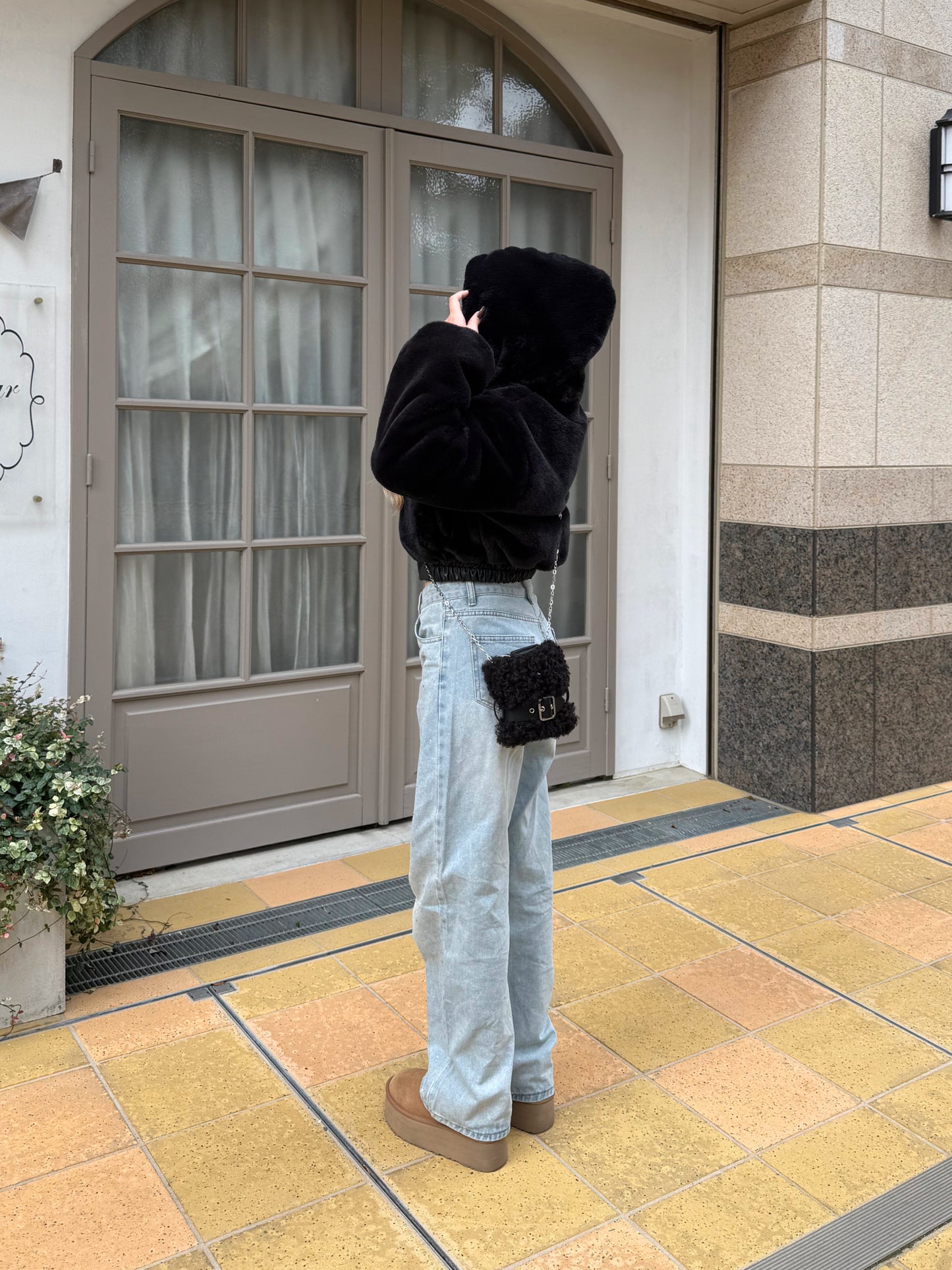 ベロアショートジャケット DPB73167