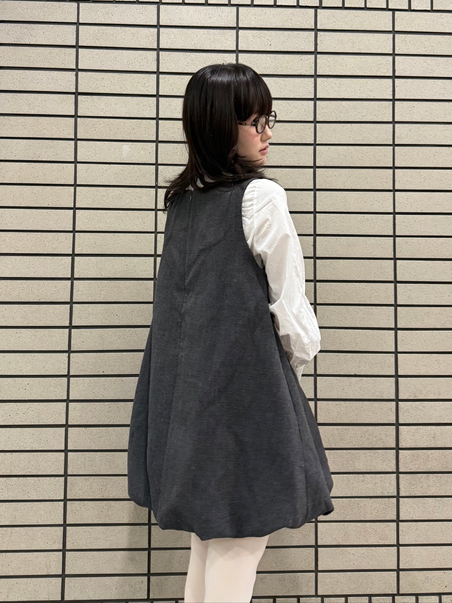 ポイントリボンバルーンワンピース DPA43696