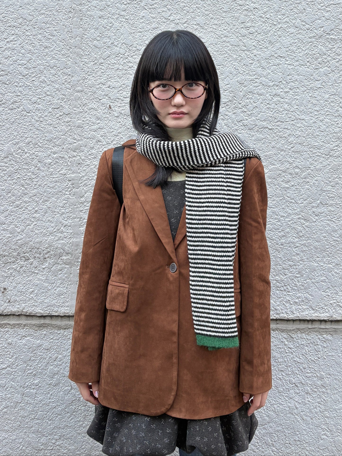 ボーダーニットマフラー DPA43730