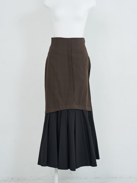 [FRAY I.D] レイヤード風マーメイドスカート UPA01017