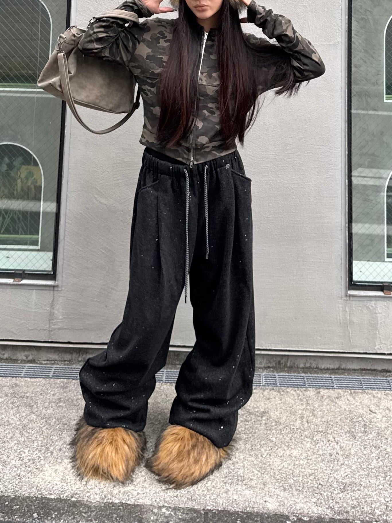 ルーズラメバルーンパンツ DPB86177