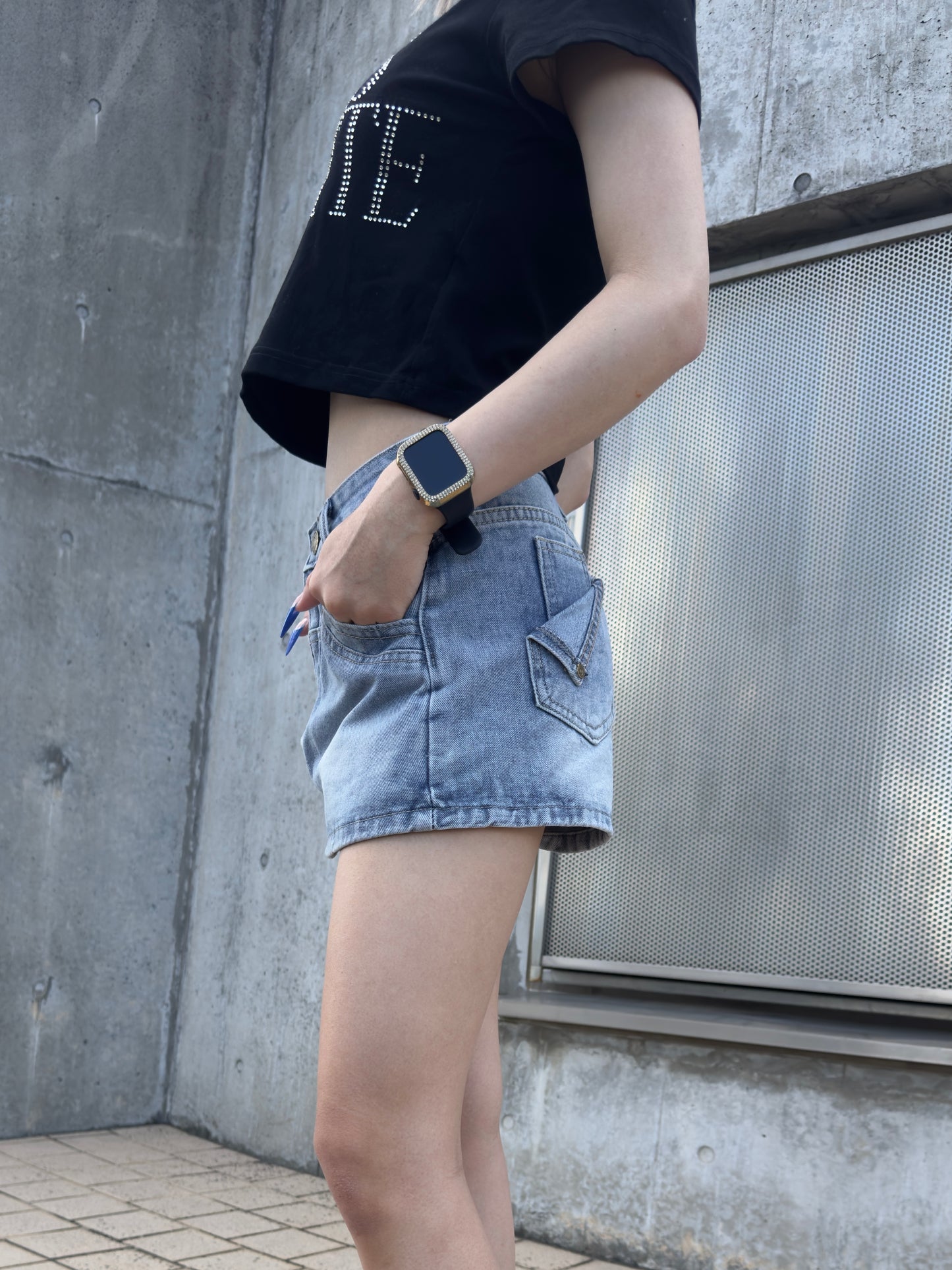 デニムミニスカートパンツ DPB42400