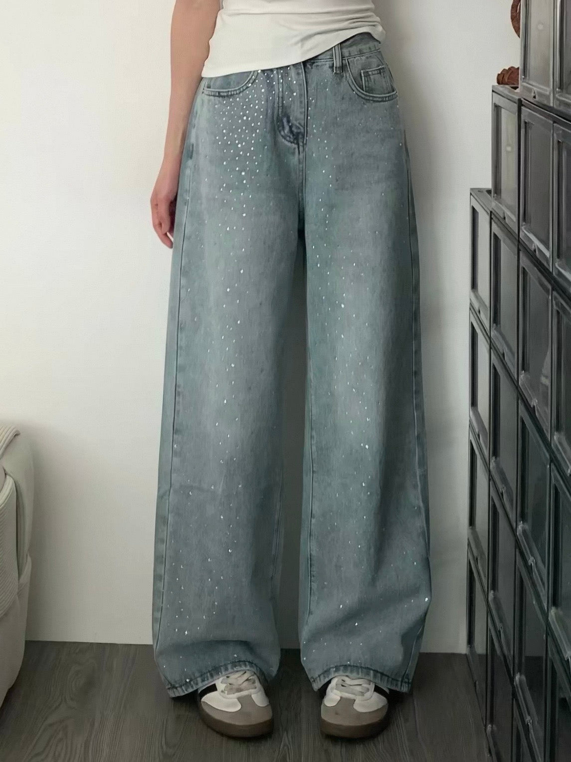 ラメデニムパンツ DPB71798
