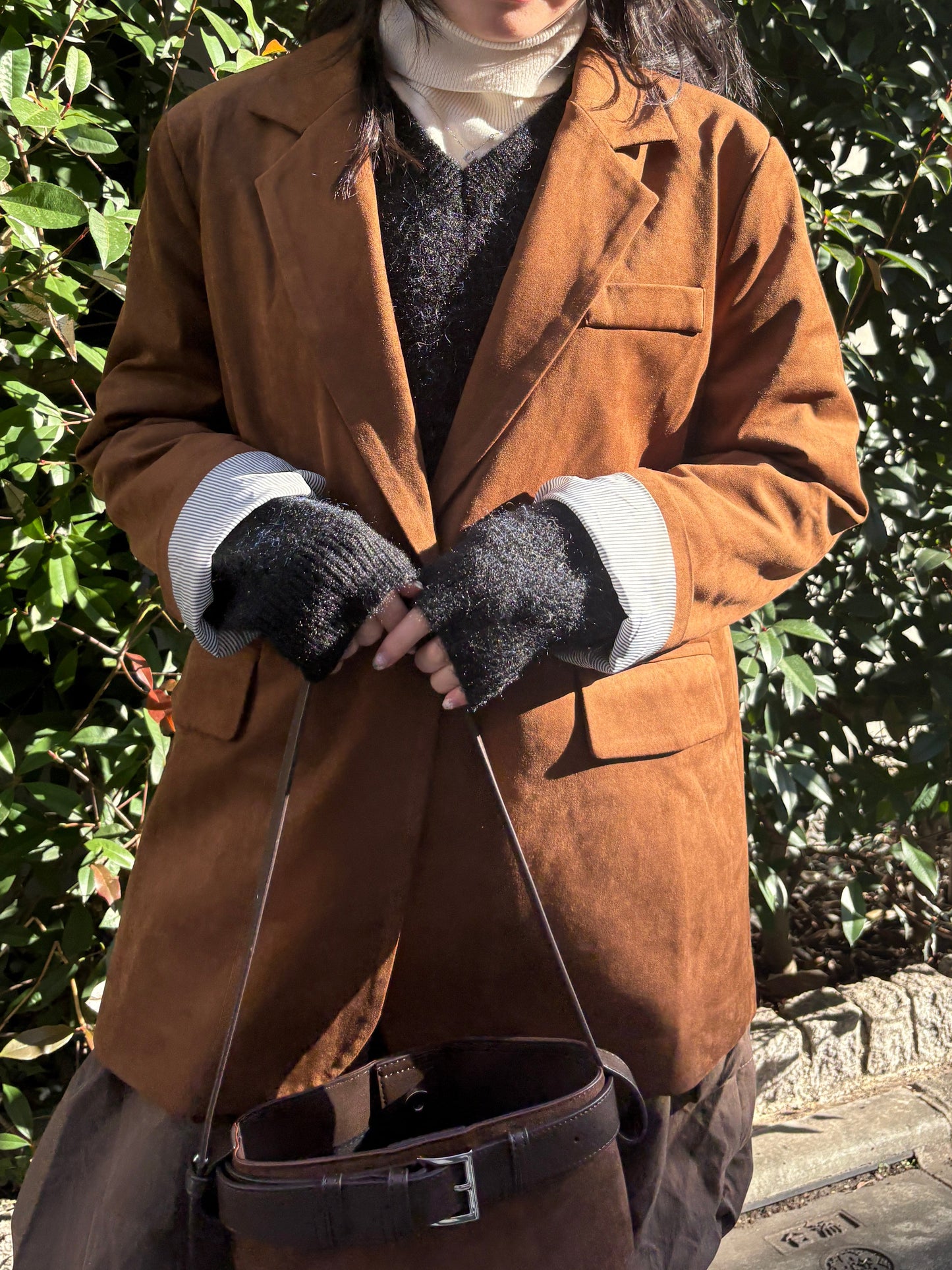 スエードライクテーラードジャケット DPA43723