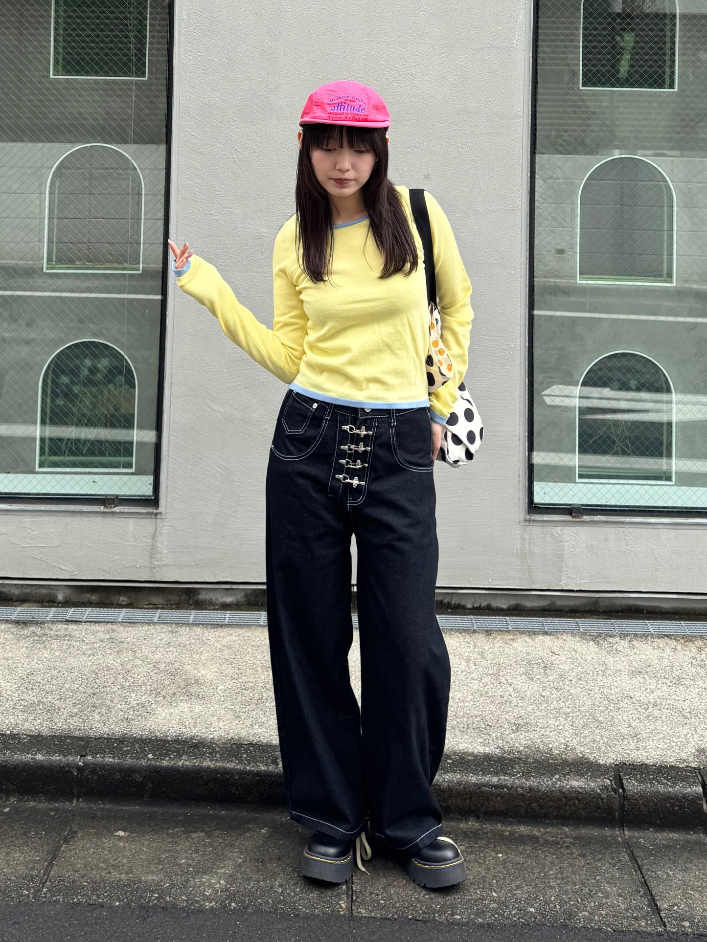フロントデザインデニムパンツ DPB91098