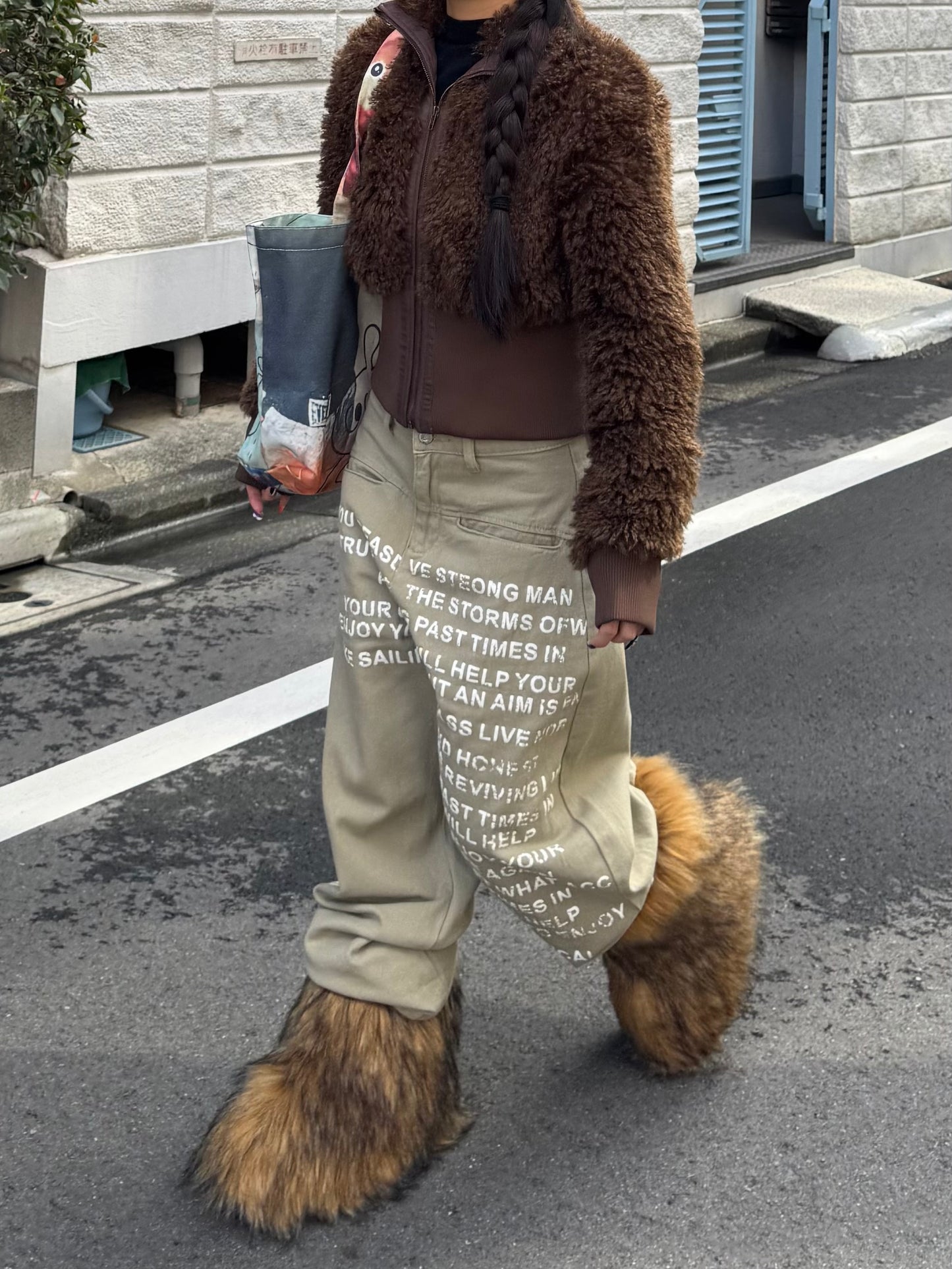 レタリングデザインパンツ DPB86149