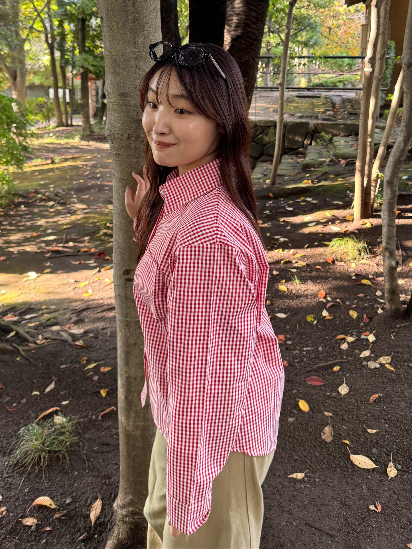 チェックワイドシャツ DPB78194