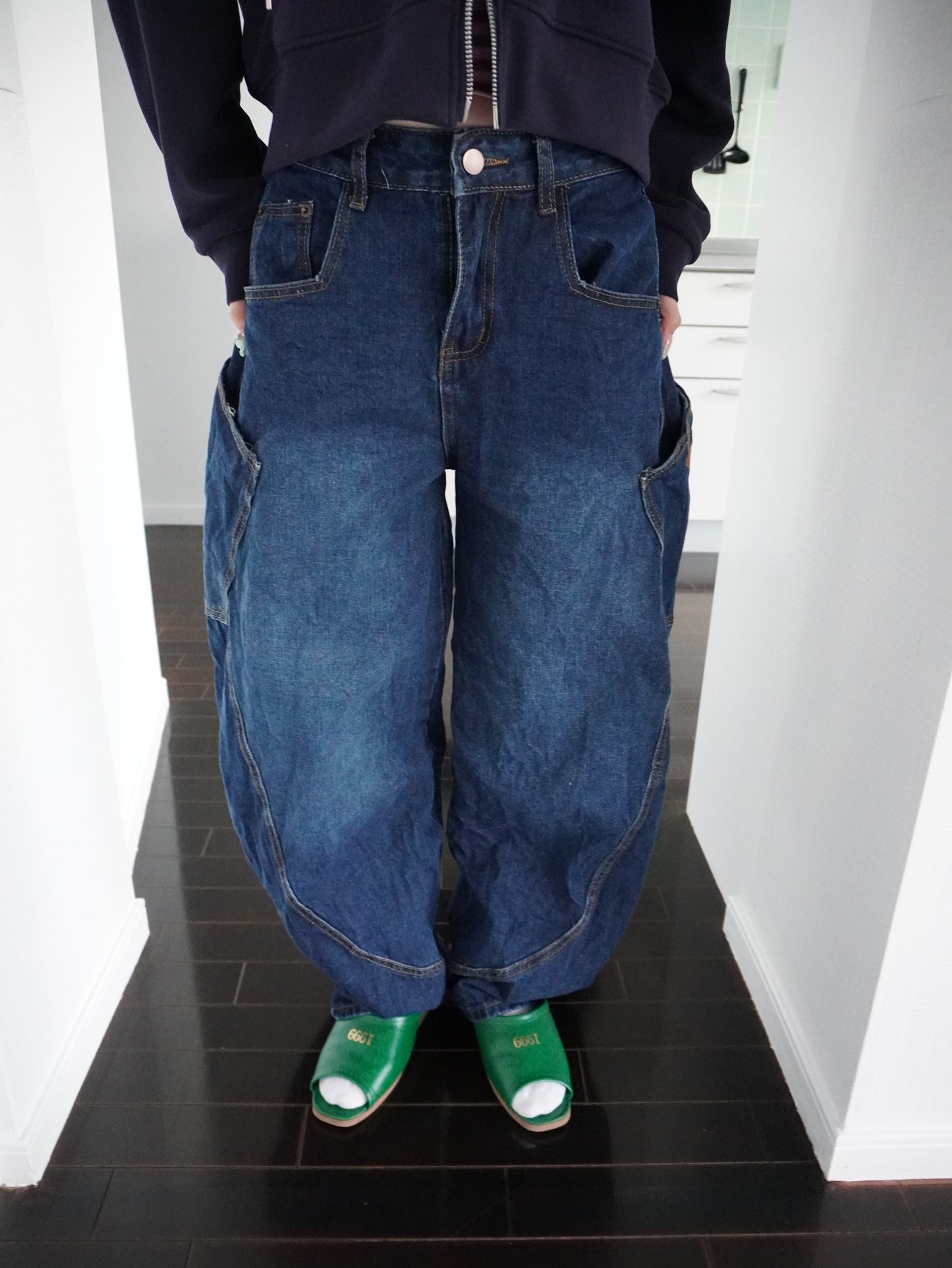 ポケットバルーンデニムパンツ DPB85082