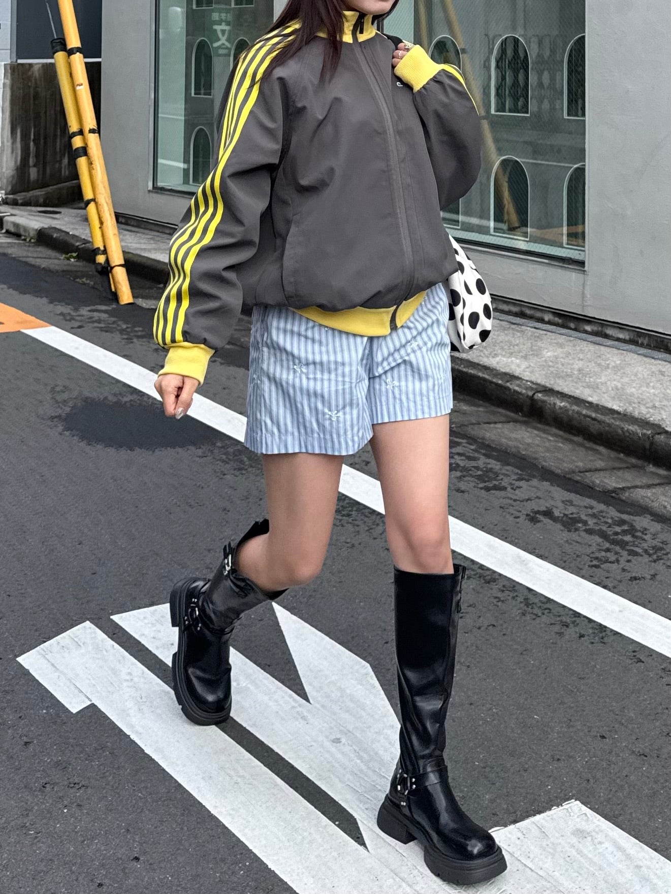 バイカラートラックジャケット DPB91089