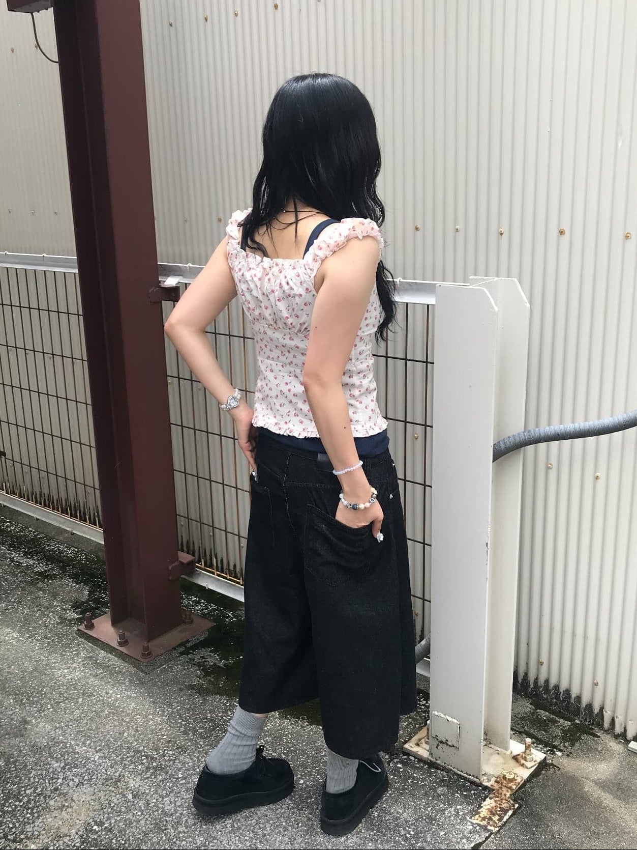 ボタンデザインハーフパンツ DPB89304