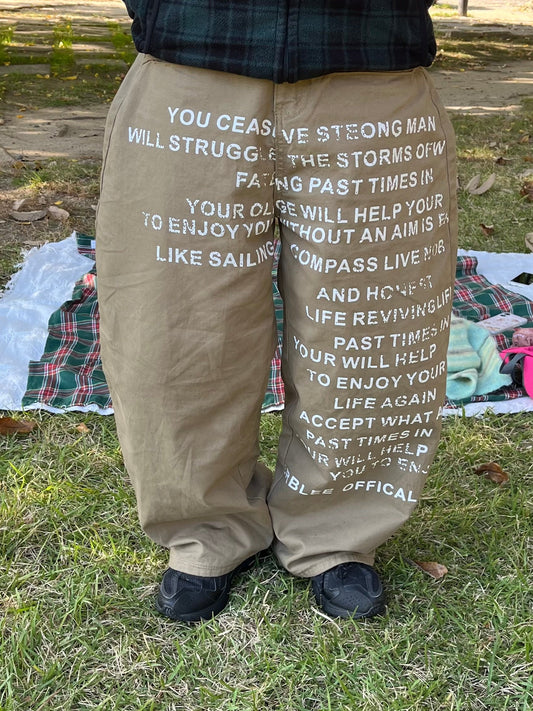 レタリングカーブパンツ DPB97035