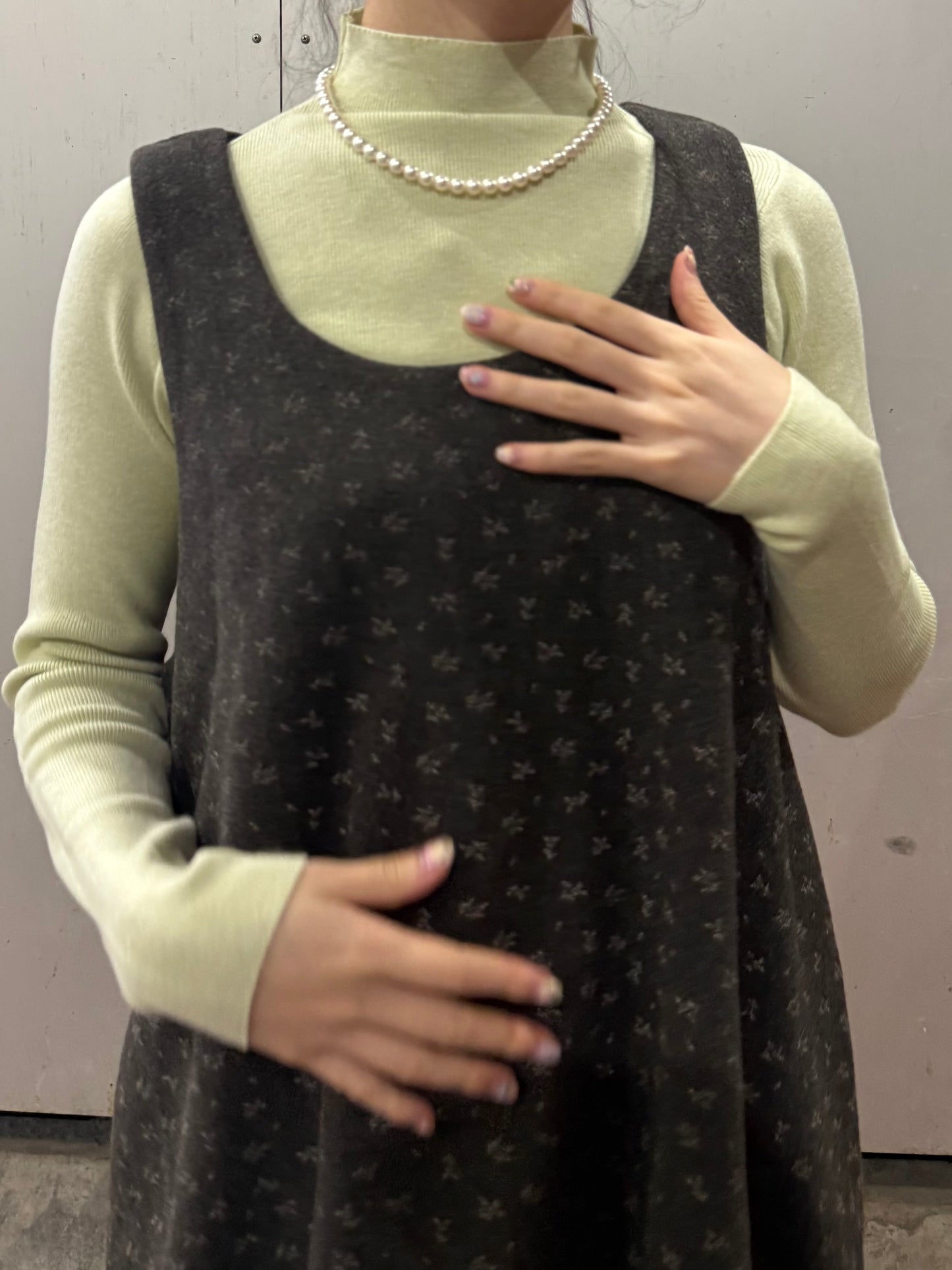 ミニフラワーバルーンワンピース&シュシュ DPA43715