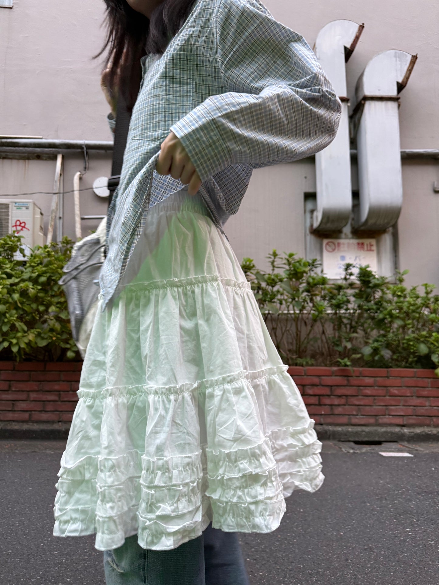 ホワイトレーススカート DPA43685