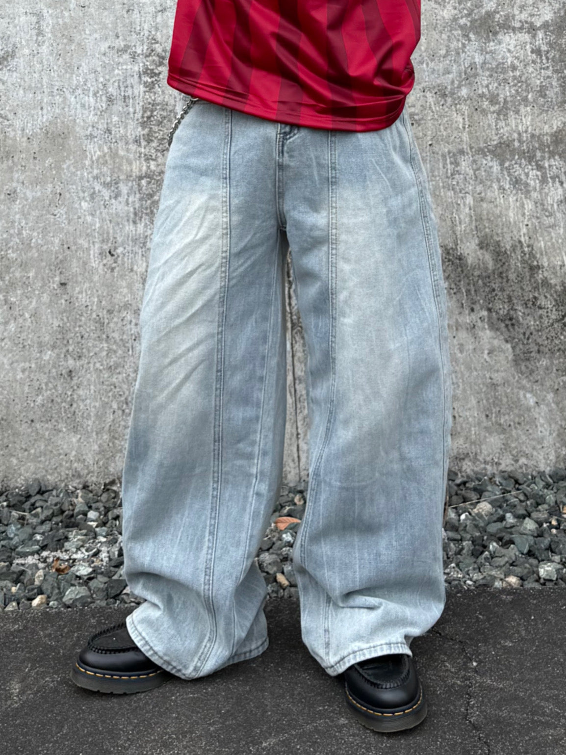 kenshin_ライトカラーワイドデニムパンツ DPB73403