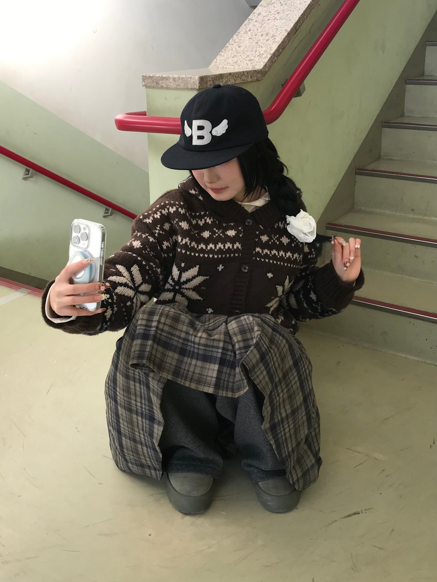 ノルディックニットパーカー DPB85422