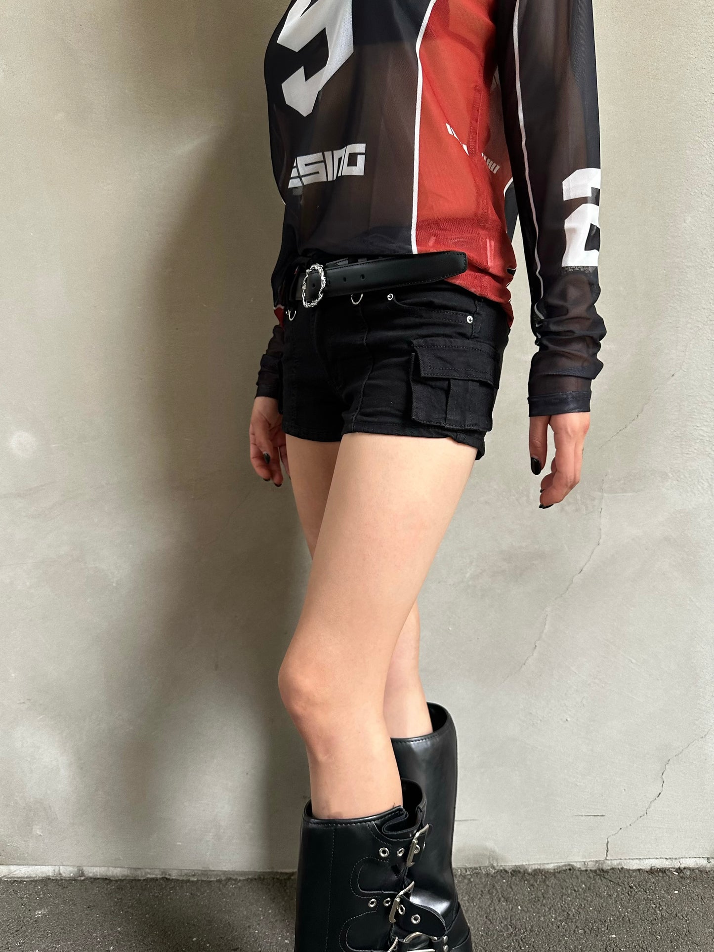 ブラックショートパンツ DPB26640