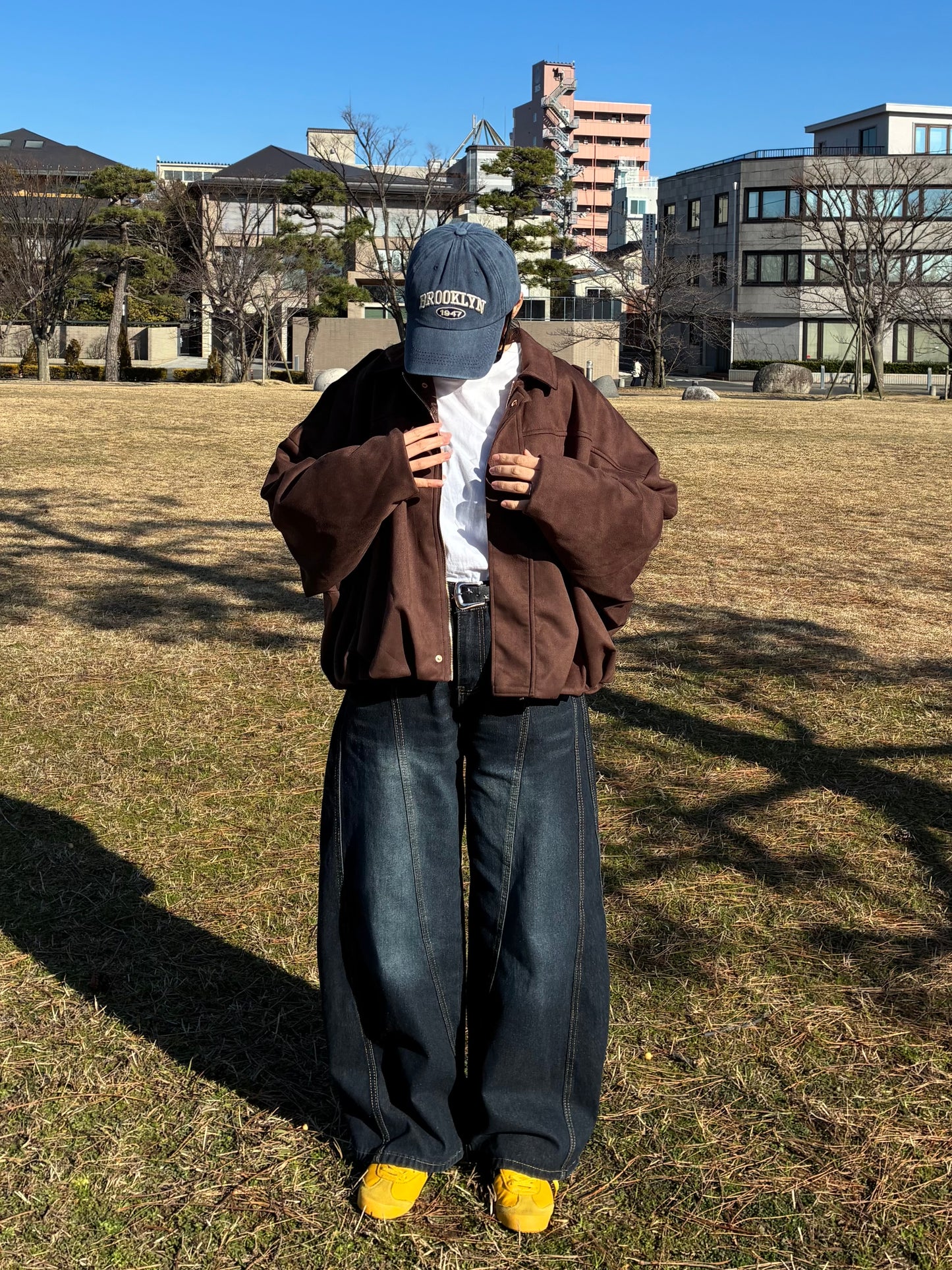 ブラウンスエードジャケット DPA61453