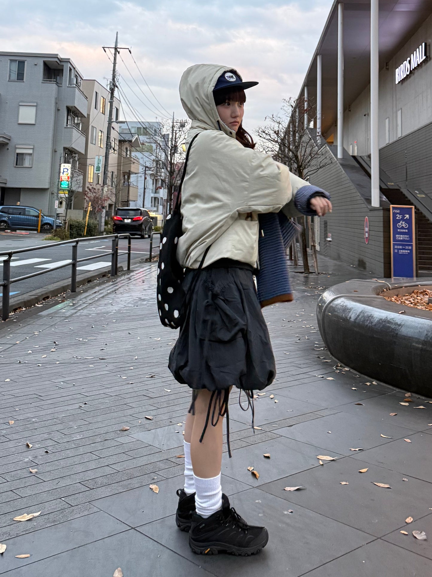 チェックダウンジャケット DPA43716