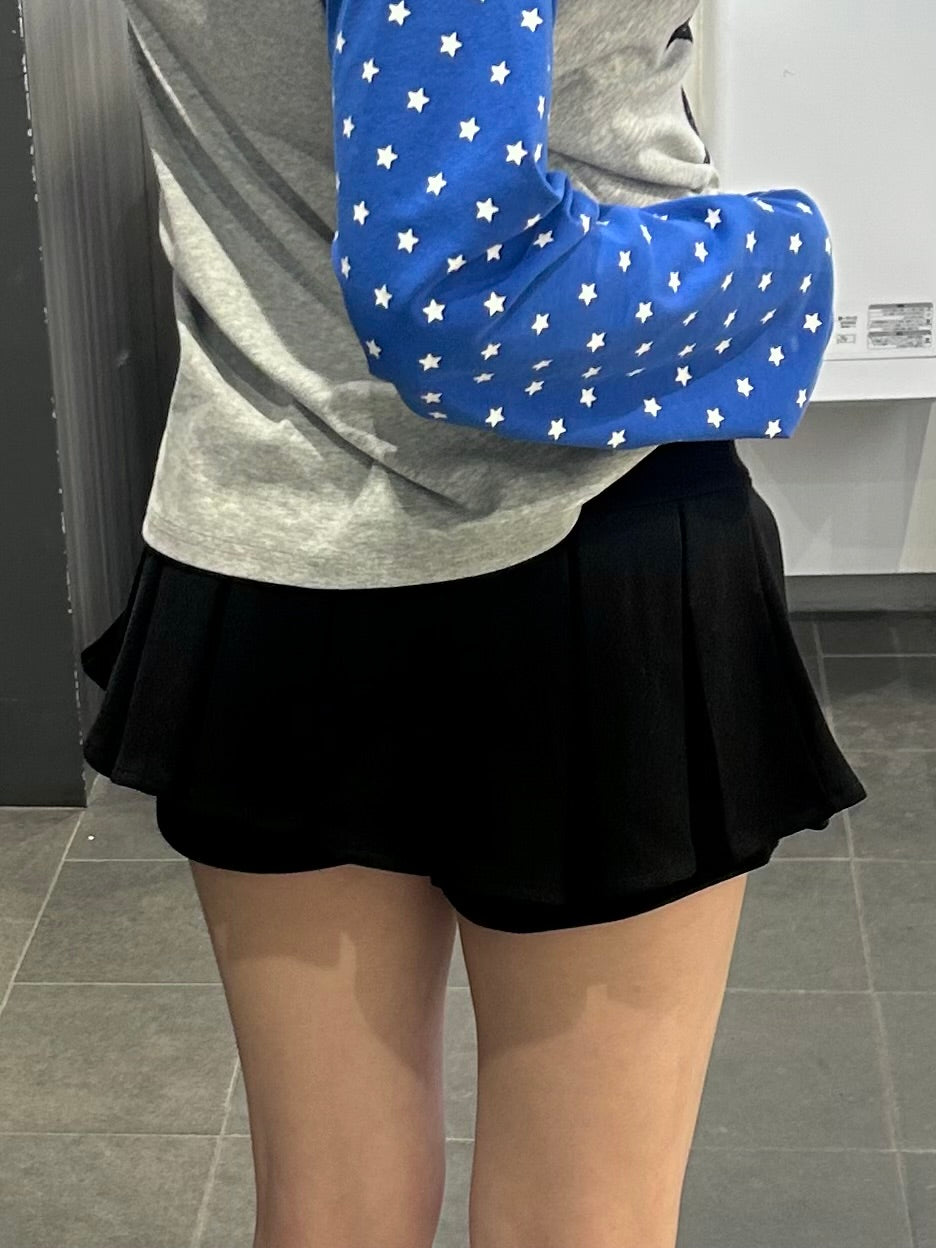 プリーツミニスカートパンツ DPB98049