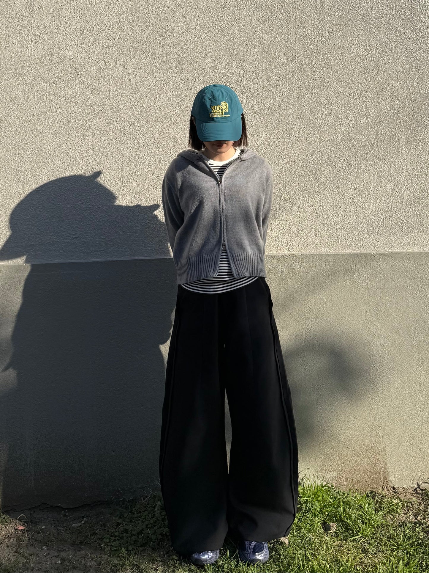 フード付きダブルジップニット DPB93087