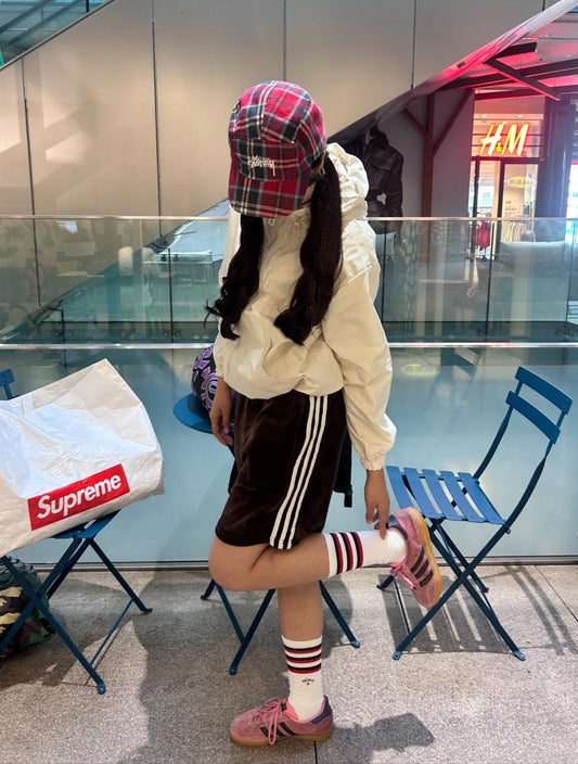 ラインアップブラウンハーフパンツ DPB92021