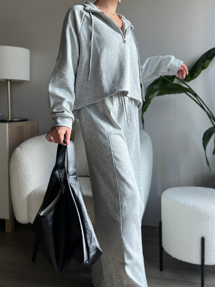 スタンドカラースウェットパーカー DPB56327