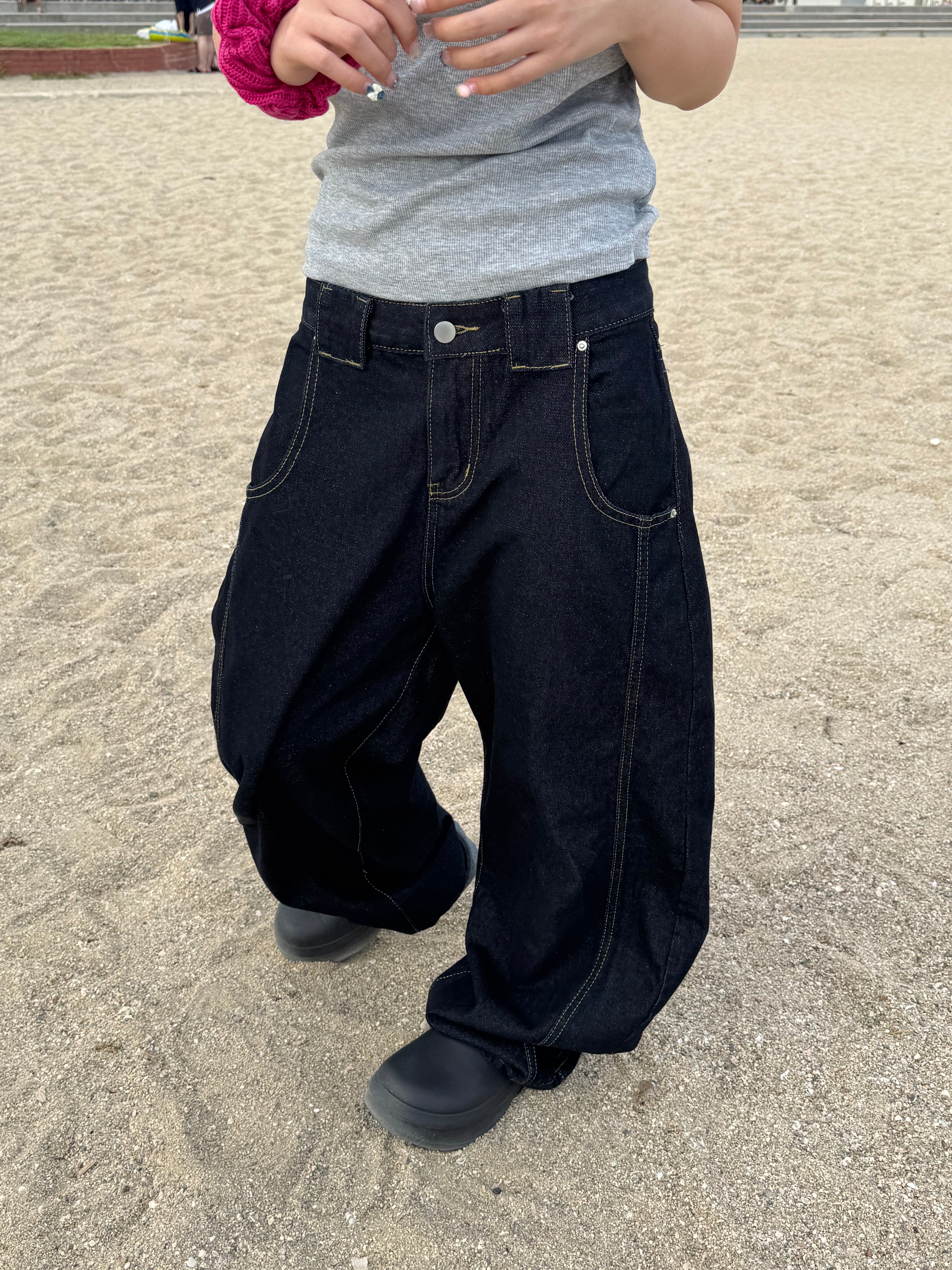 ワイドレッグステッチデニムパンツ DPB85333 – CRAMMY