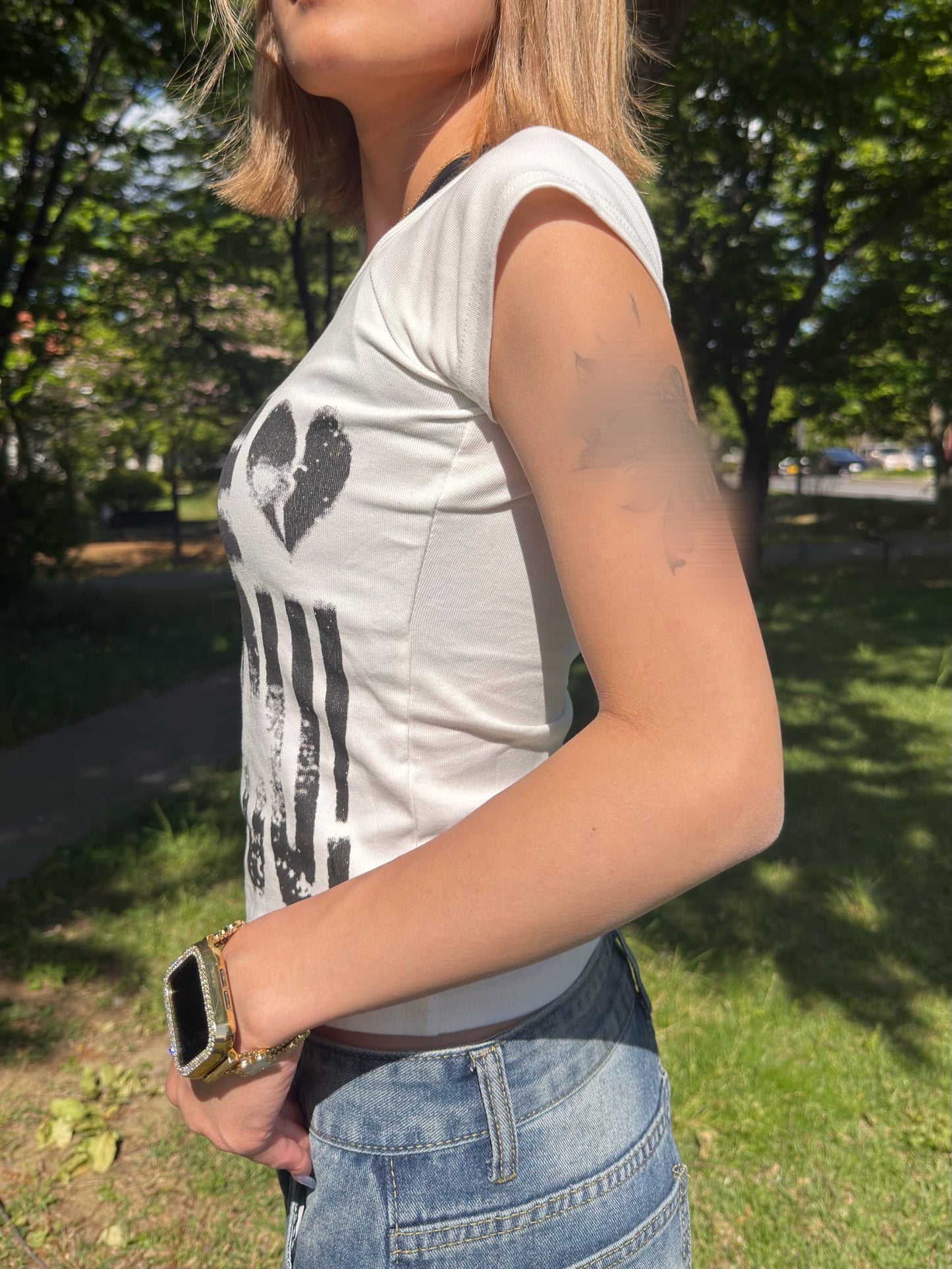 ショート丈Tシャツ DPB42489