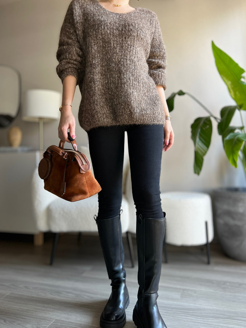 オーバーサイズニット DPB56349