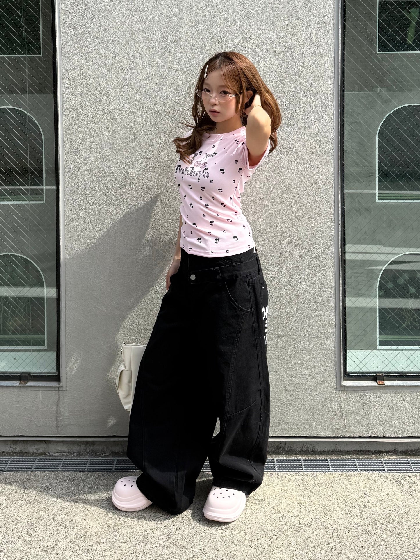 バックレタリングデニムパンツ DPB86257