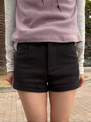 グレージュショートパンツ DPB99035