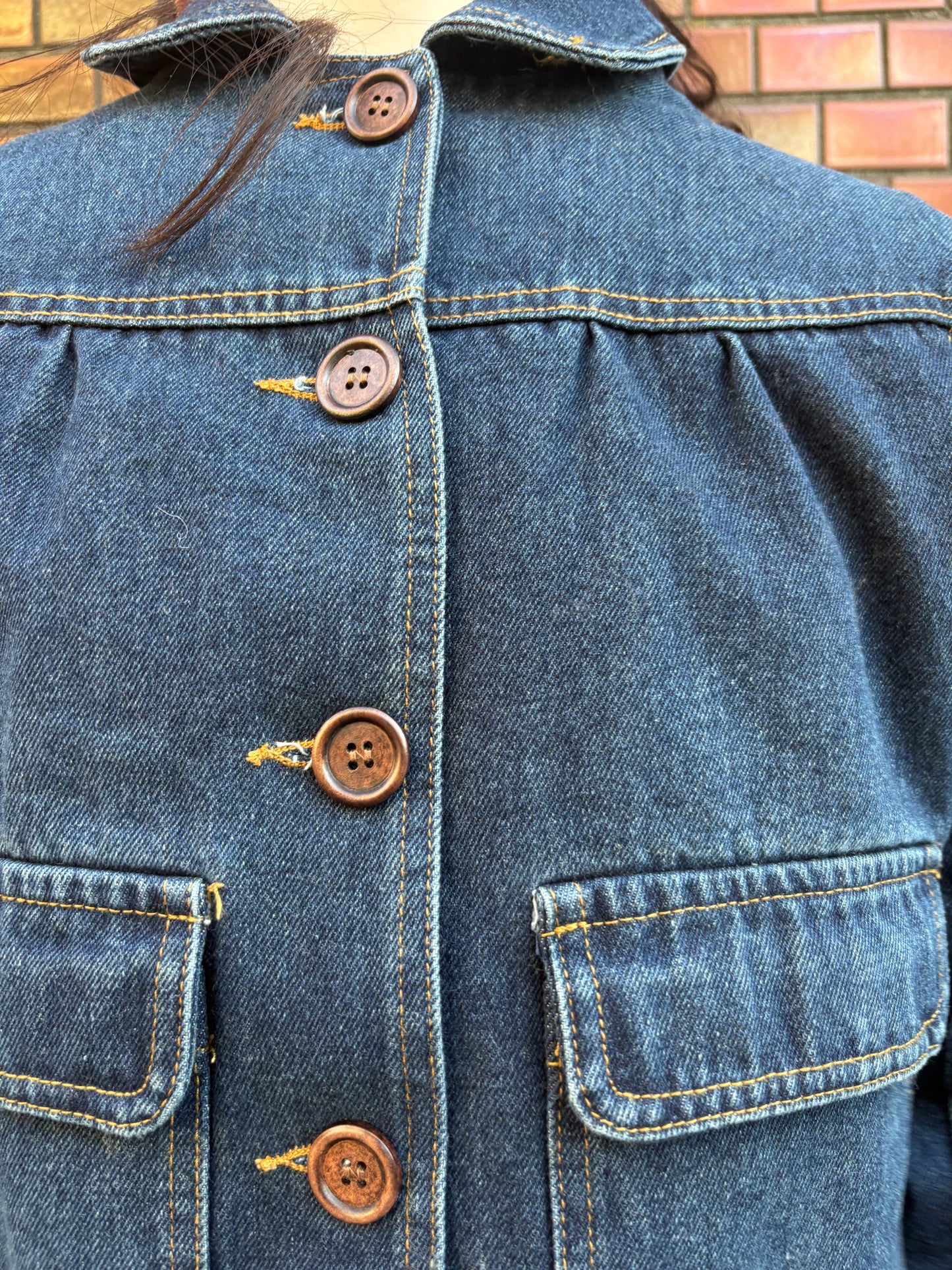 ラウンドカラーデニムジャケット DPA43773