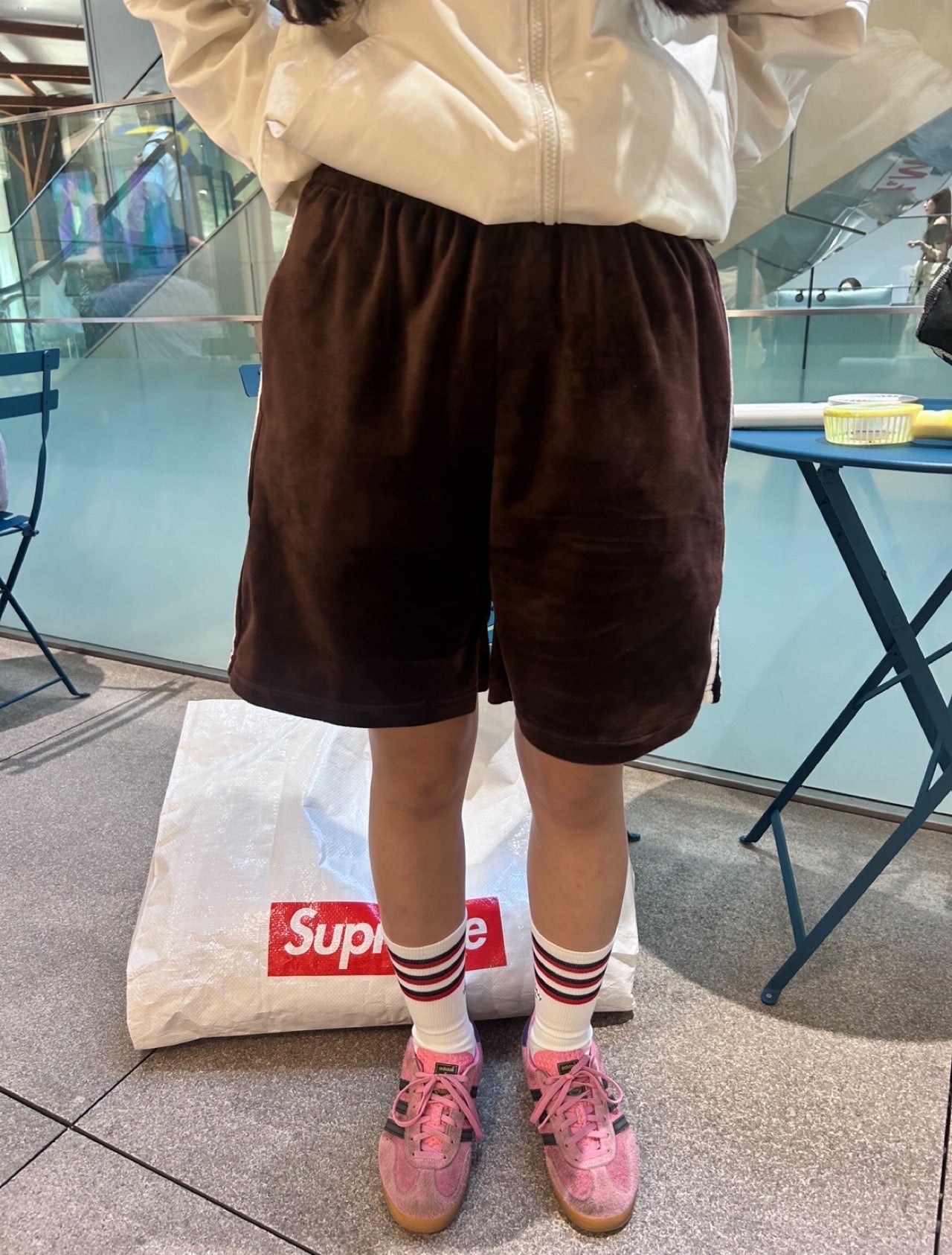 ラインアップブラウンハーフパンツ DPB92021