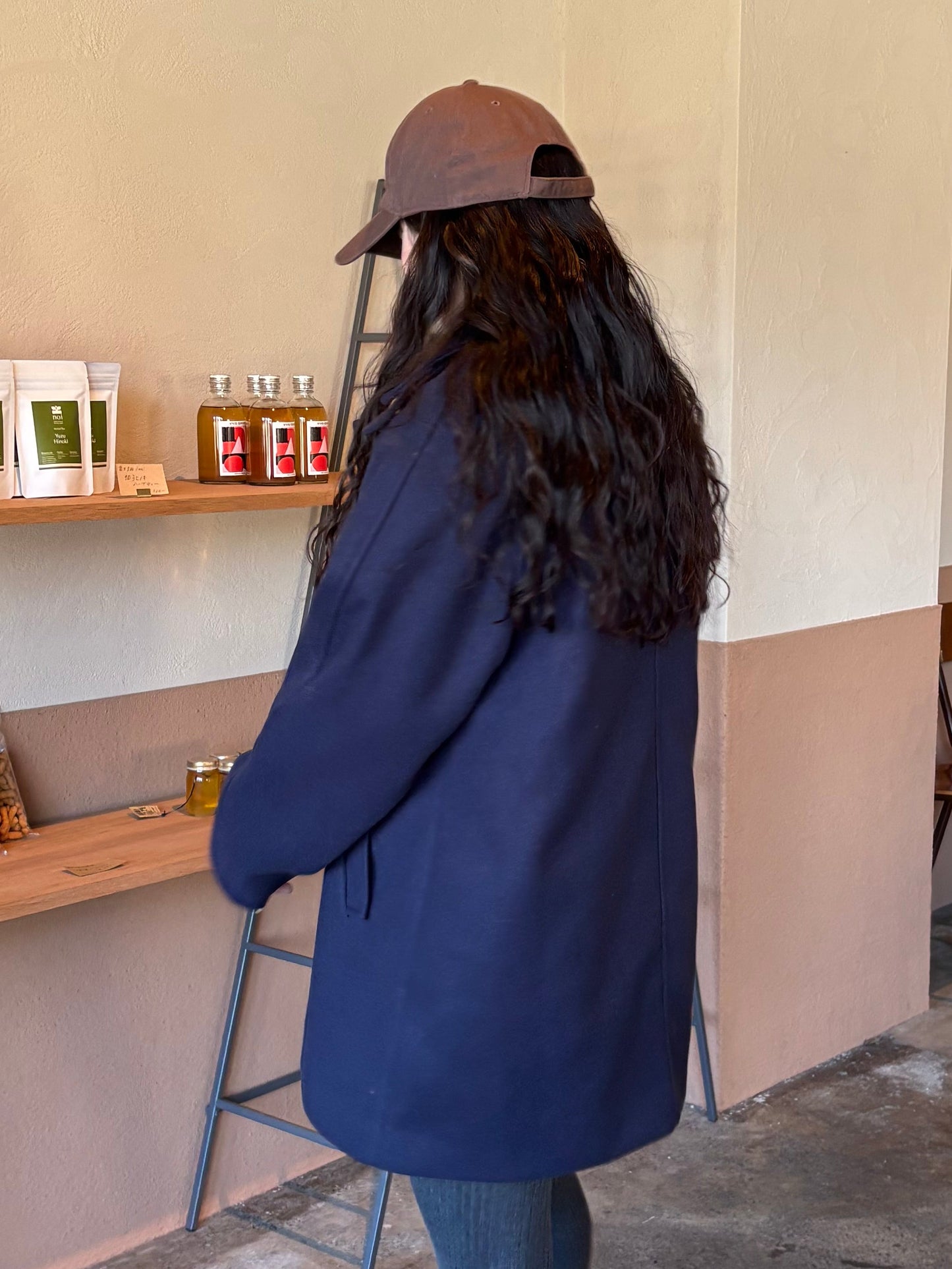 ミディアムステンカラーコート DPB84312