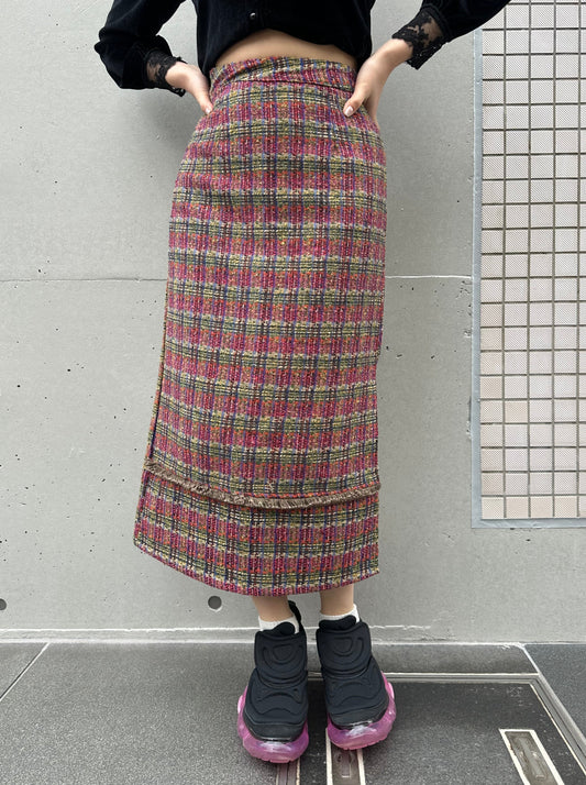 ツイードスカート DPA20351