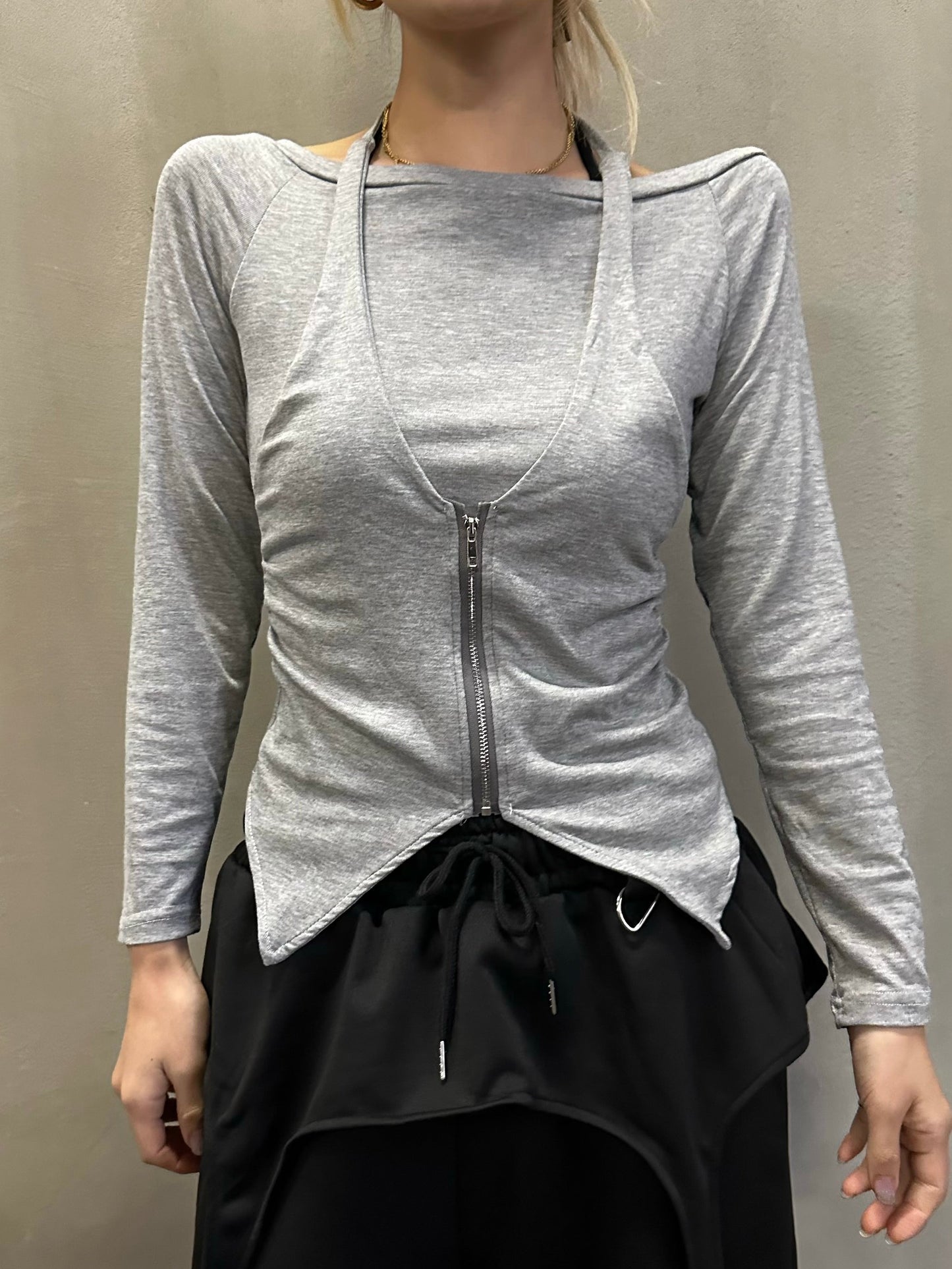 レイヤードオフショルトップス DPB26675