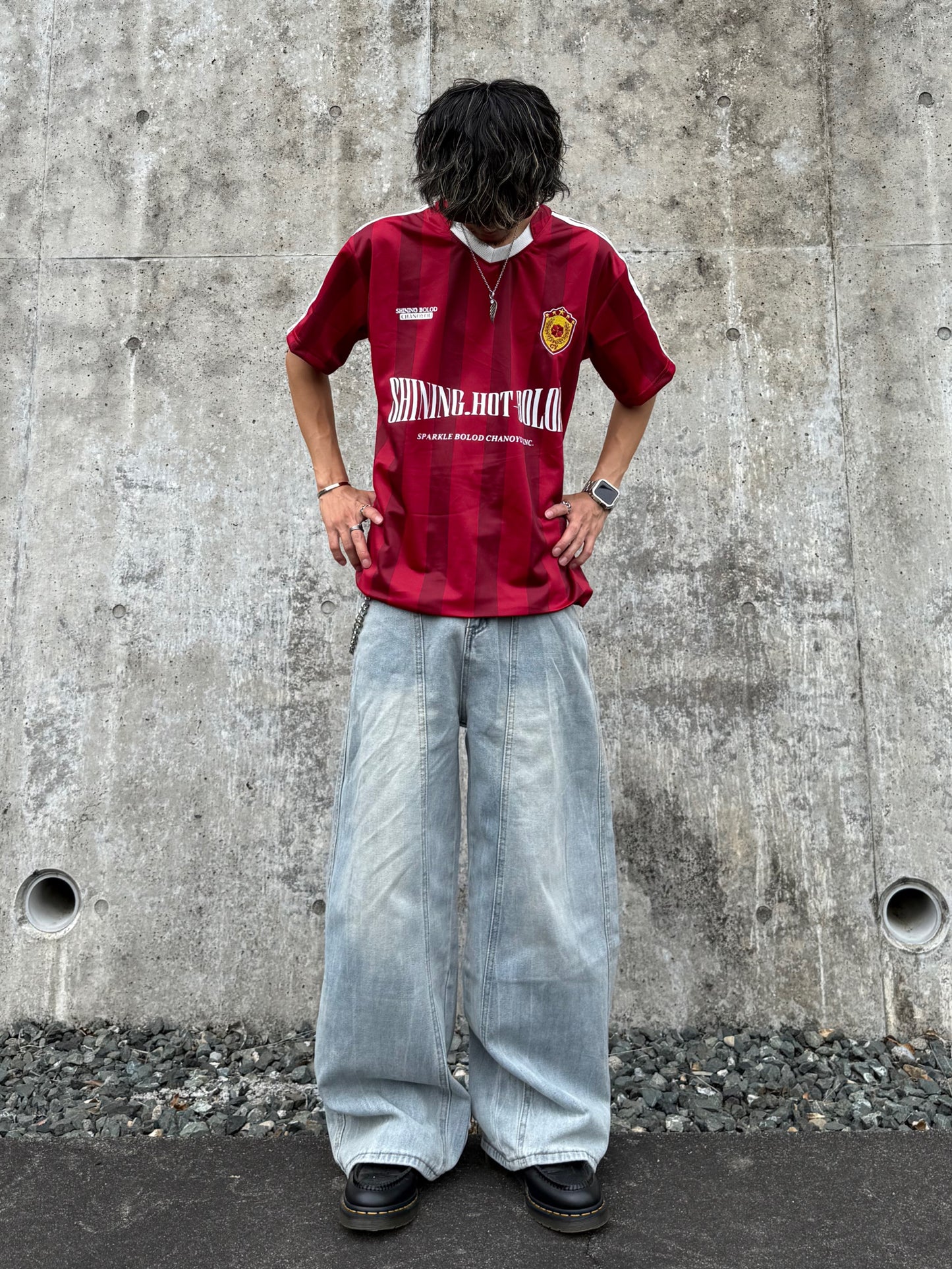 kenshin_ライトカラーワイドデニムパンツ DPB73403