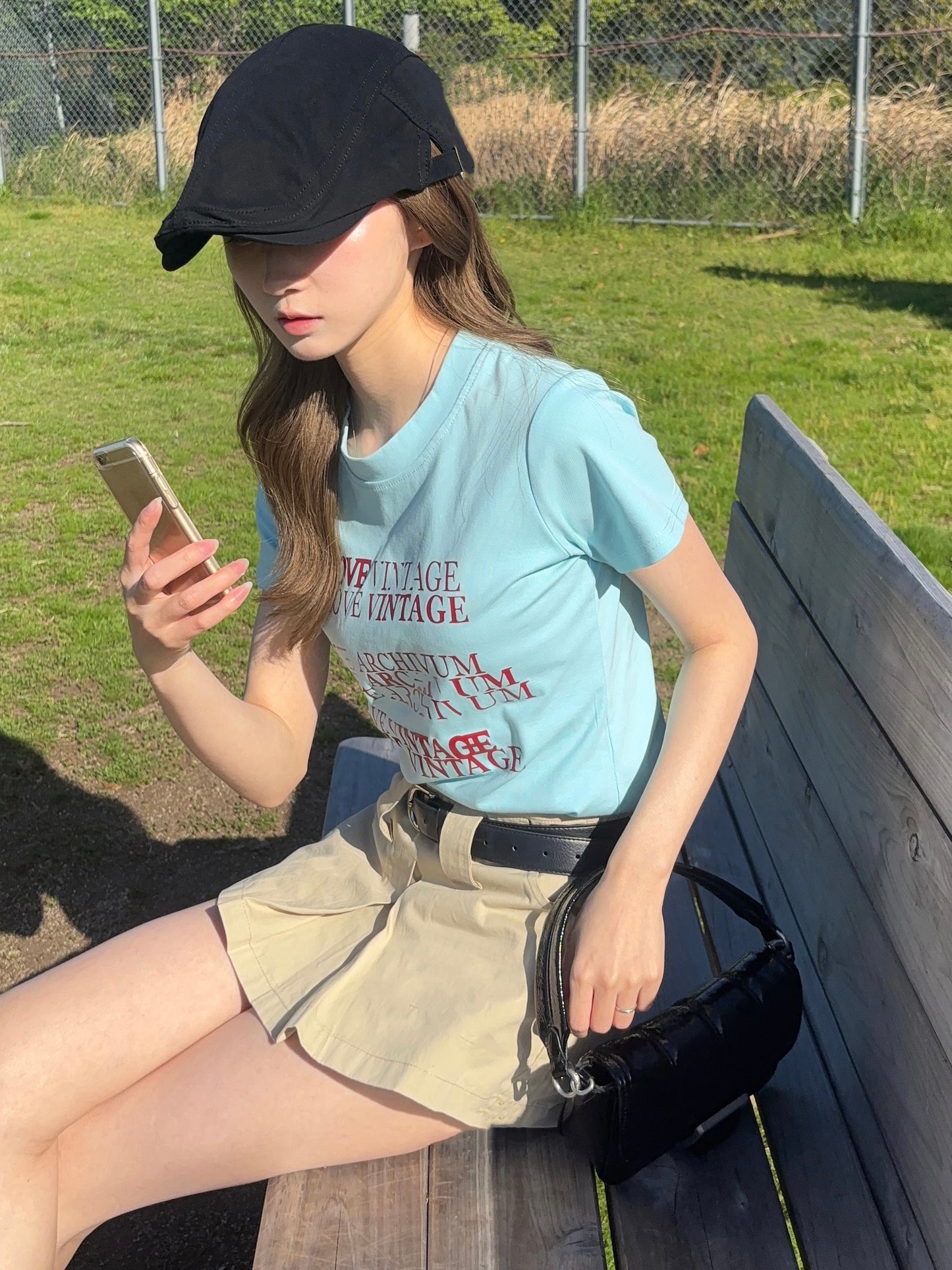 ライトブルーロゴTシャツ DPB88237