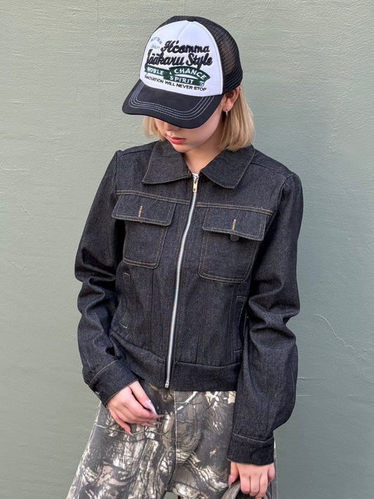 フルジップタイトデニムジャケット DPB86193