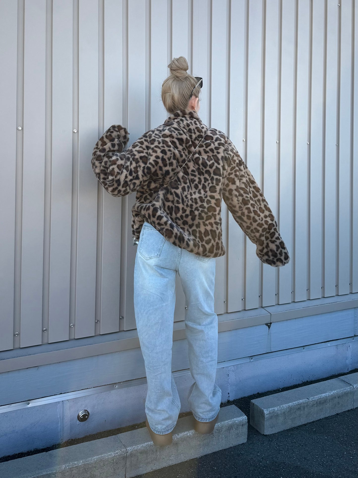 リバーシブルレオパードジャケット DPB73508