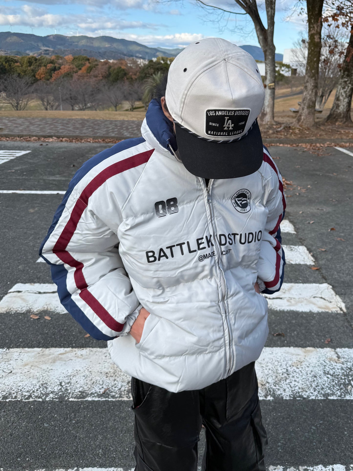 ラインストリート中綿ジャケット DPB90103