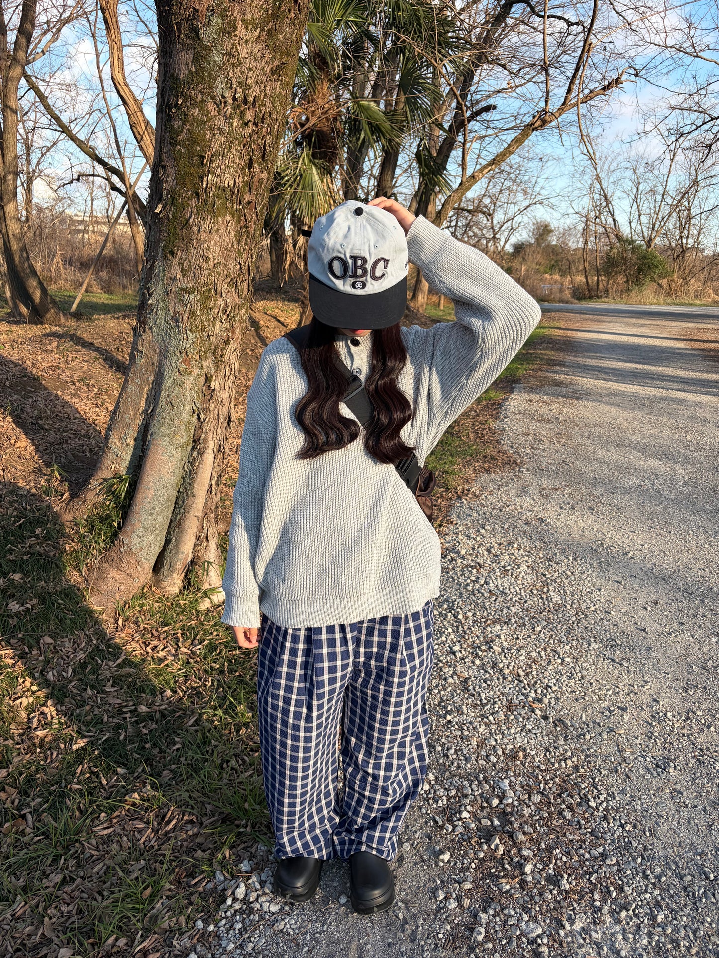 ミニマルヘンリーニットトップス DPB92113