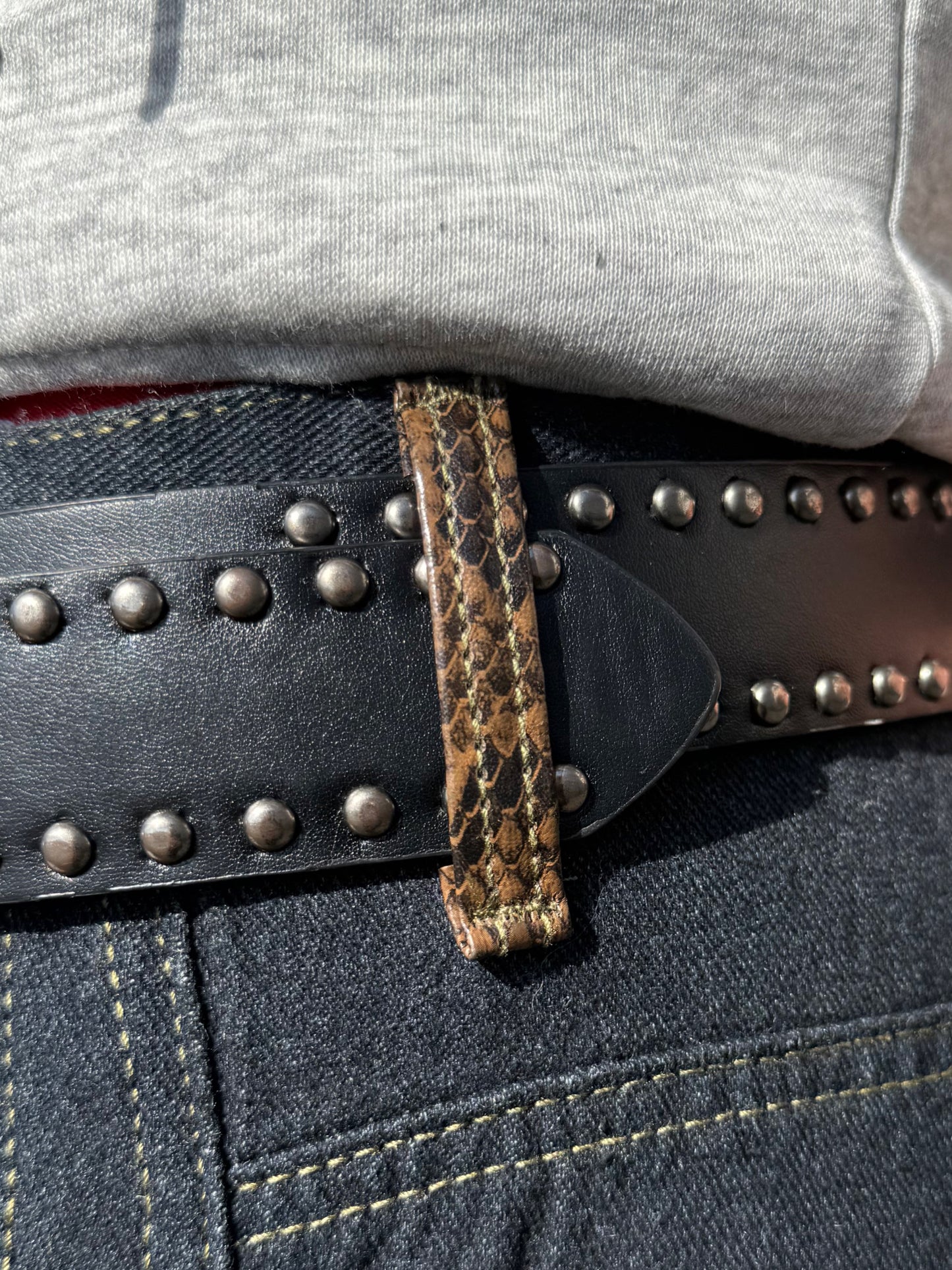 ポケットレオパードデニムパンツ DPB90059